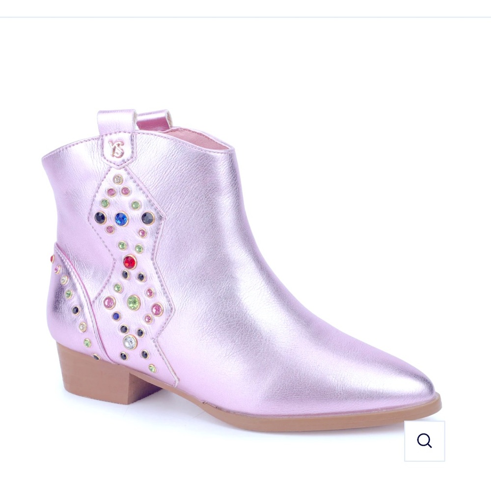 Yosi Samra Miss Dallas Gem western boot in pink